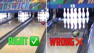 How to curve a bowling ball the RIGHT way!