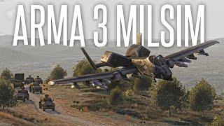 2035 A-10 WARTHOG CONVOY AIR SUPPORT - ArmA 3 Milsim Operation