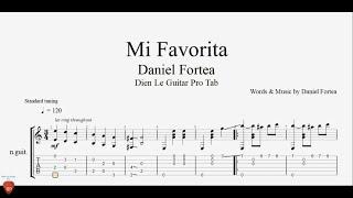 Mi Favorita - Daniel Fortea - Guitar Tutorial + TAB