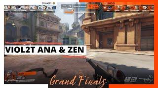 VIOL2T ANA & ZENYATTA POV | Winners Semifinals | SF Shock vs Seoul Dynasty | OWL Season 2020