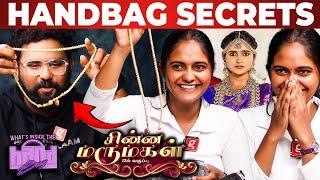 Handbag-ல தங்க தாலியா1 வாய்க்கு 7 Lipstickஇதெல்லாமா Bag-ல வைப்பீங்க Actress Swetha Handbag Secret