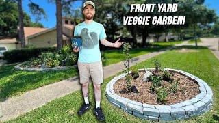 How To Create A Front Yard Vegetable Garden On A Budget!