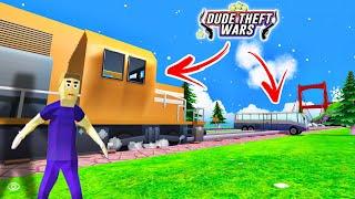 CAN YOU STOP THE TRAIN IN dude theft wars?