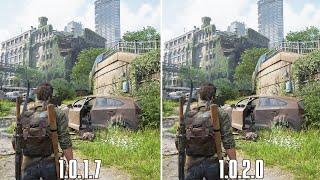 The Last Of Us Part 1 | Patch 1.0.2.0 Vs 1.0.1.7 | Performance and Building Shaders Comparison