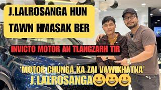 Icon Star J. Lalrosanga motor tlangzarh chu a pui rem rem!!!