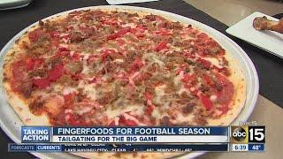 Tasty finger foods ahead of football game