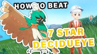 How to Beat the DECIDUEYE 7 Star Raid | Battle Event Planning ► Pokemon Scarlet & Violet