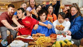 I Brought 50 Competitive Eaters To A Buffet!