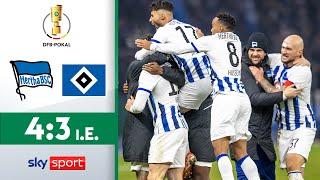 Jindaoui-Debüt beim Elfer-Drama! | Hertha BSC - Hamburger SV | Highlights - Achtelfinale | DFB Pokal