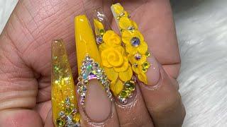 Watch me Work | Client edition | Summer yellow | 3D Roses