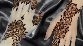 Bhai dooj Special Back hand top 3 mehndi designs l easy latest mehndi design for begginger l mehndi