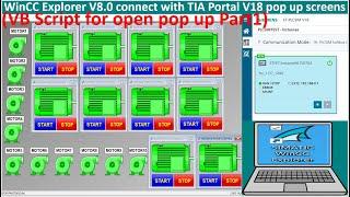 WinCC Explorer V8.0 open popup screen by using VB Script part1