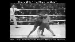 Harry Wills | "The Black Panther" vs Firpo, Madden, Uzcundun, Newsreels and Dempsey