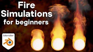 Fire Simulations for Beginners  (Blender Tutorial)