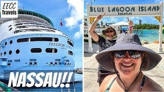 BLUE LAGOON IS AMAZING!! Beautiful Excursion in Nassau (Royal Caribbean Freedom of the Seas)