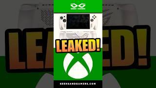 Xbox Handheld Leaked! | Microsoft Trying To Compete With Steamdeck?