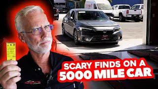 Scary Finds Inspecting a 5000 Mile Honda!