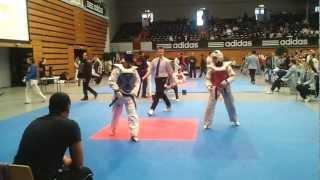 TKD Taekwondo German Open 2012 Hamburg - Julia Swietkowiak - 1st Fight