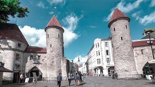 Exploring Tallinn-Estonia: A 4K Walking Tour Through Estonia's Capital!