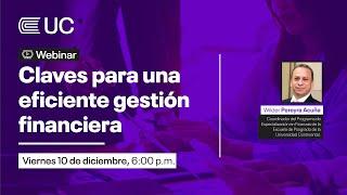 Webinar I Claves para una eficiente gestión financiera