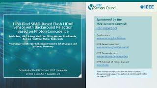 1×80 Pixel SPAD-Based Flash LIDAR Sensor with Background Rejection Based on Photon Coincidence