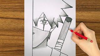 Easy Anime Drawing || How to draw Anime Step-by Step || Anime drawing for Beginners