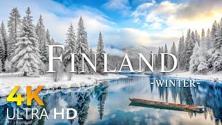 Winter Finland 4K Ultra HD • Stunning Footage Finland, Scenic Relaxation Film with Calming Music