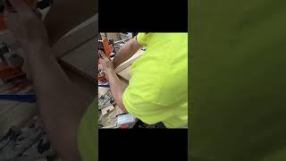 No vacuum press? Make your own veneered panels with cauls! #woodworking #woodshop #diy #shorts