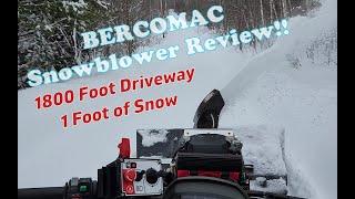 BERCO BERCOMAC 48" Snowblower Review ️ Arctic Cat TBX  #berco  #snowblower #arcticcat #review