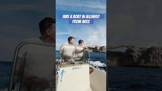 Hire a Powerboat from ARES  in Alghero: Zip to Porto Conte, Explore Sea Caves & Relax in a Cove!”