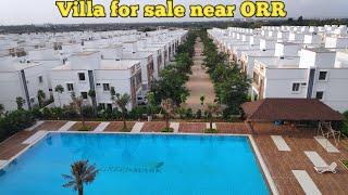 Villa for sale near ORR/ villa for sale in velimela