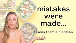 6 nutrition mistakes that I stopped making (now that I'm a dietitian)