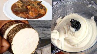 Pounded Yam With A Processor ! Nigerian Food.