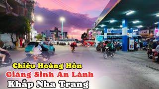 Chiều Hoàng Hôn Màu Tím Quá Đẹp Khắp Nẻo Đường Nha Trang. Các Chị USA Lan Tỏa Đêm Giáng Sinh An Lành