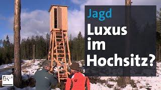 Luxus-Hochsitze für die Jagd: Wohlfühlen im Wald | Abendschau | BR24