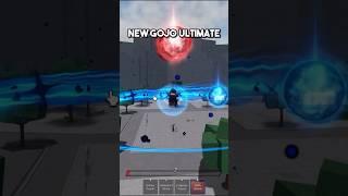 NEW GOJO ULTIMATE  #roblox #thestrongestbattlegrounds #saitamabattlegrounds #shorts #funny