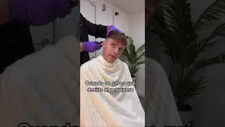 Cuando no sabes de qué hablar con el peluquero ️ #shorts