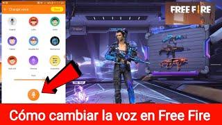 Cómo cambiar la voz en Free Fire || Aplicación para cambiar la voz de Free Fire