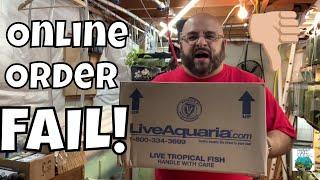 DISASTER ONLINE FISH ORDER! Live fish unboxing FAIL!