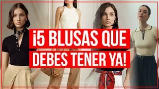 5 BLUSAS de MODA que son ELEGANTES / Moda 2024 / Daniela Liepert