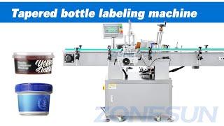 How To Use Automatic Tapered Bucket Labeling Machine?