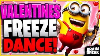 Valentines Day Freeze Dance | Valentines Day Brain Break | Freeze Dance Games For Kids | GoNoodle