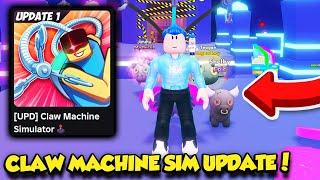 The NEW CLAW MACHINE SIMULATOR UPDATE IS AMAZING!! (RB Battles Game)