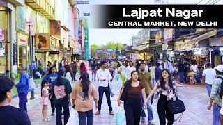 Walking in India - Lajpat Nagar Central Market Delhi | Lajpat Nagar Market 