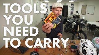 Bret's Adventure Motorcycle Tool Kit - The Basics - Don't Get Stranded - MOTO EDC