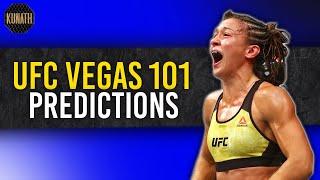 UFC VEGAS 101 PREDICTIONS | FULL CARD BREAKDOWN