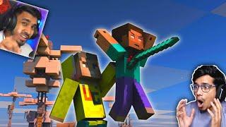 Gamers VS Herobrine in Minecraft  techno gamerz, mythpat, live Insaan, fleet, yessmartypie, proboiz