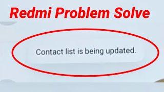 Fix Contact list being updated problem solve in Redmi Samsung