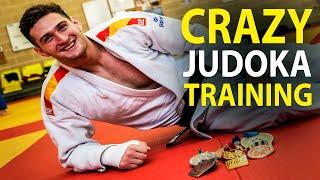 Crazy Judo Training of Powerful Georgian Judoka Niko Sherazadishvili