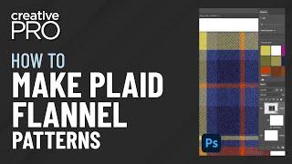 Photoshop: How to Create a Plaid Flannel Pattern (Video Tutorial)